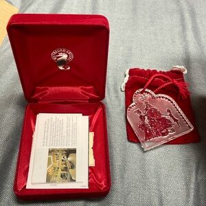 JOYS OF WINTER 1998 WATERFORD ORNAMENT